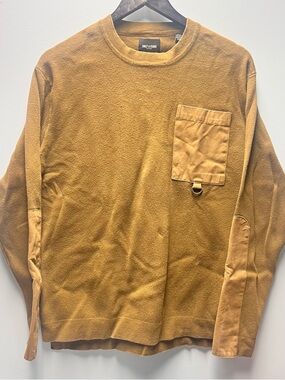 Only & Sons Men's Brown Pocket Crewneck Sweater